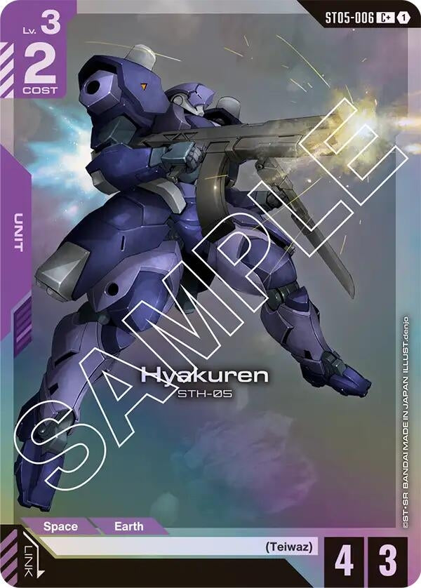 Image for Hyakuren (C+) - Gundam Card Game