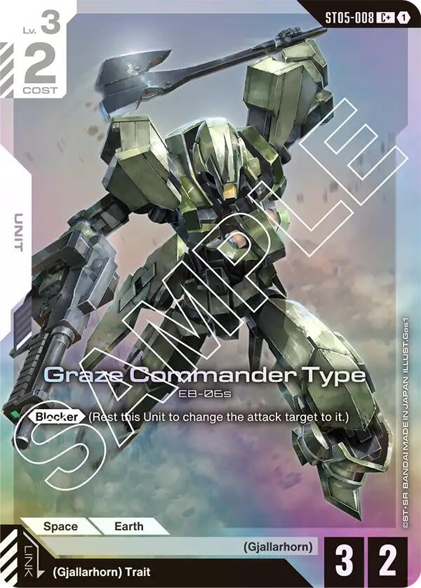 Image for Graze Commander Type (C+) - Gundam Card Game