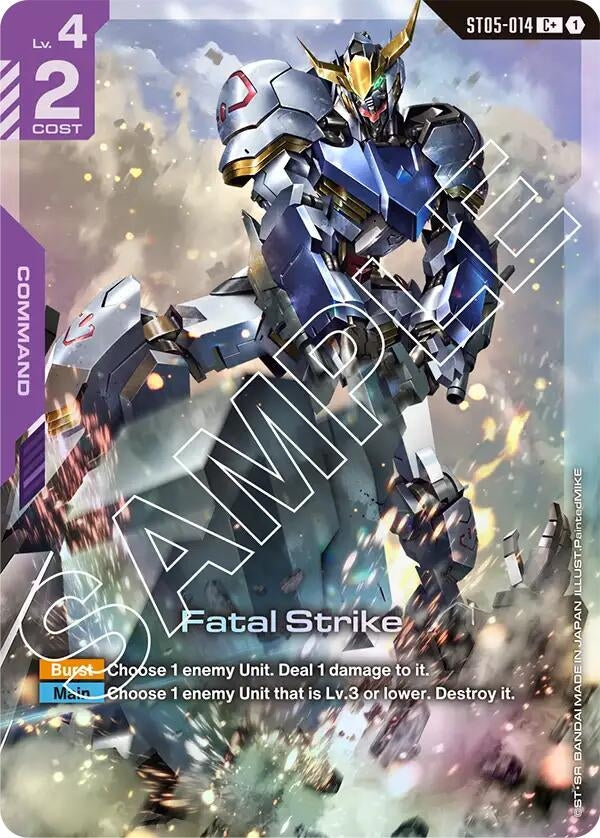 Image for Fatal Strike (C+) - Gundam Card Game