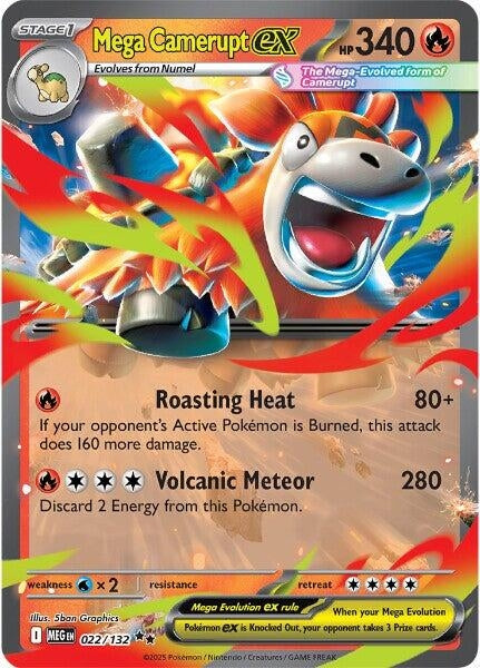 Image for Mega Camerupt ex - Pokemon