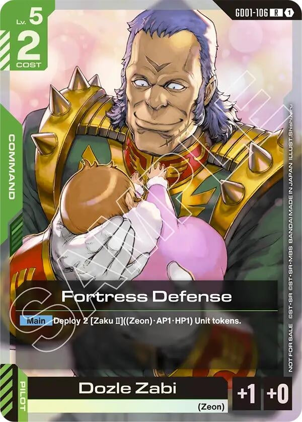 Image for Fortress Defense (Championship Participation Pack 01) - Gundam Card Game