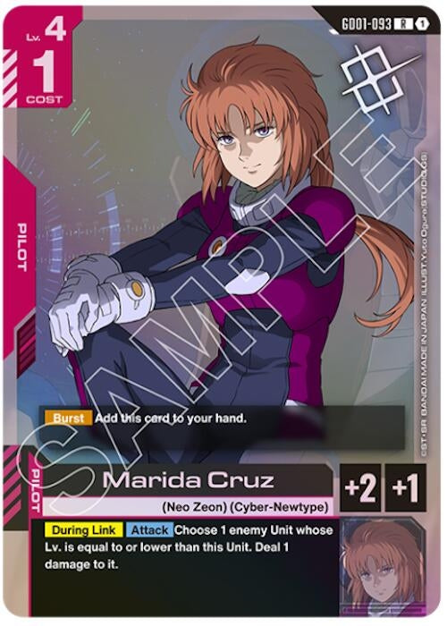 Image for Marida Cruz (Judge Pack 01) - Gundam Card Game