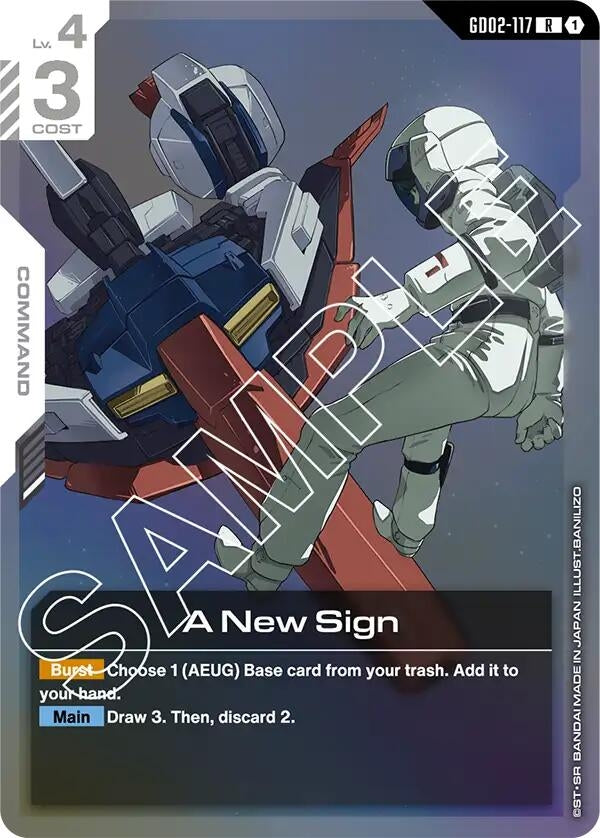 Image for A New Sign - Gundam Card Game