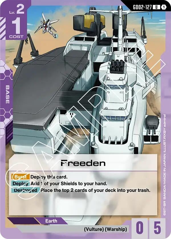 Image for Freeden - Gundam Card Game