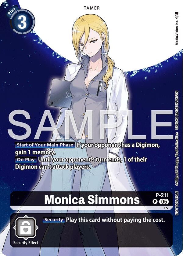 Image for Monica Simmons (Hacker's Slumber Box Promotion Pack) - Digimon Card Game