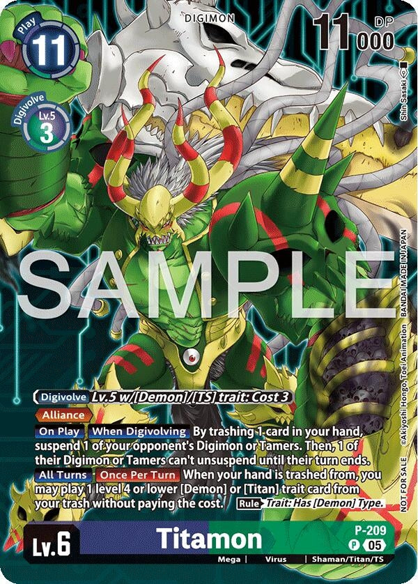 Image for Titamon (Hacker's Slumber Box Promotion Pack) - Digimon Card Game