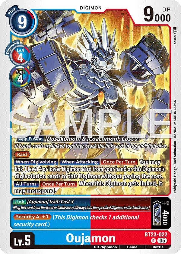 Image for Oujamon - Digimon Card Game