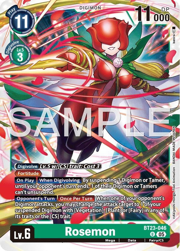 Image for Rosemon - Digimon Card Game
