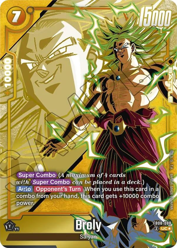 Image for Broly - FB08-088 (Alternate Art) - Dragon Ball Super: Fusion World