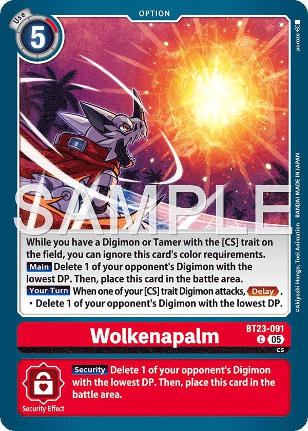 Image for Wolkenapalm - Digimon Card Game