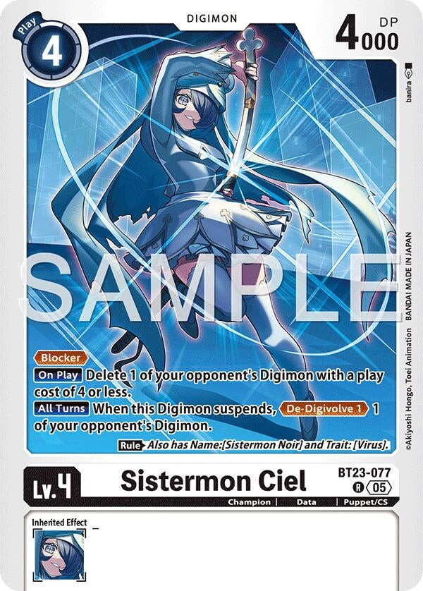 Image for Sistermon Ciel - Digimon Card Game
