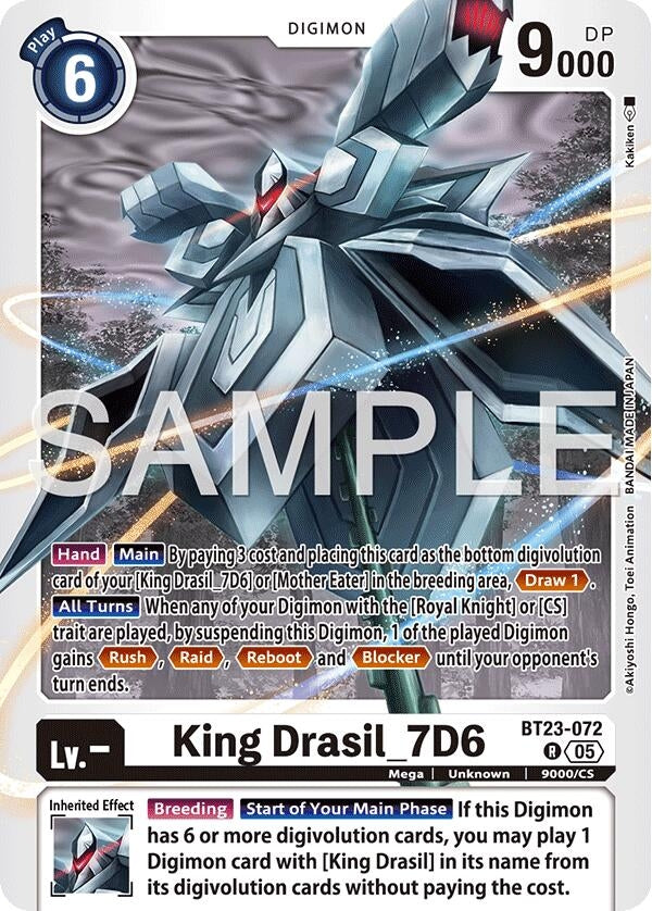 Image for King Drasil_7D6 - Digimon Card Game