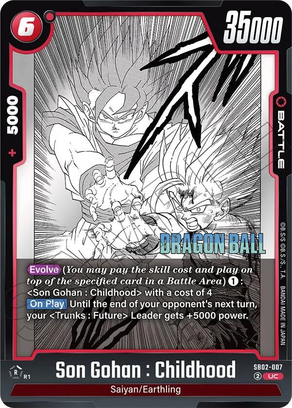 Image for Son Gohan : Childhood - SB02-007 - Dragon Ball Super: Fusion World