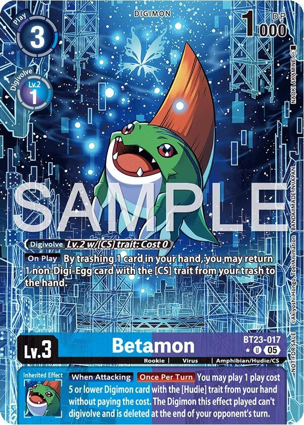 Image for Betamon (Hacker's Slumber Box Promotion Pack) - Digimon Card Game