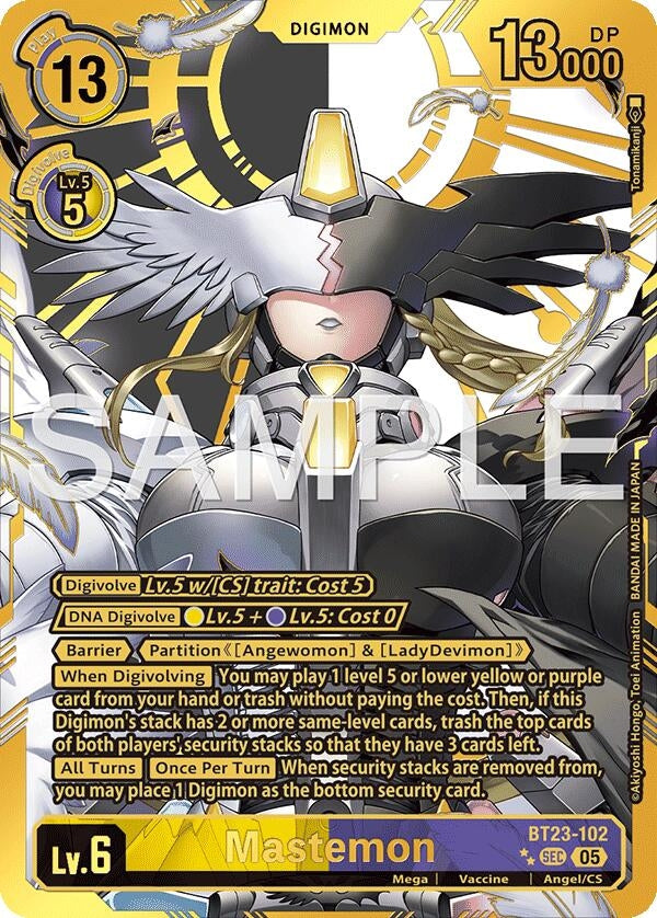 Image for Mastemon (Rare Pull) - Digimon Card Game