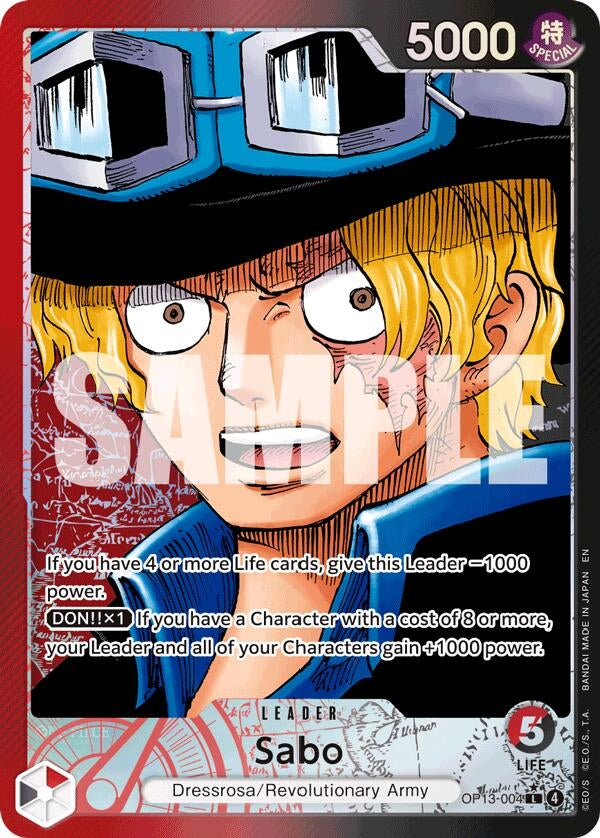 Image for Sabo (004) (Alternate Art) - One Piece Card Game