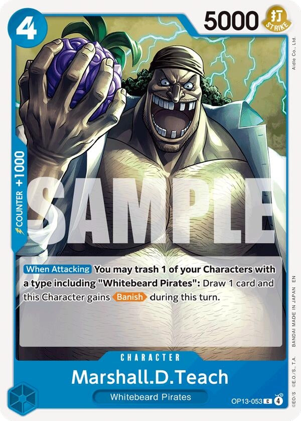 Image for Marshall.D.Teach - One Piece Card Game