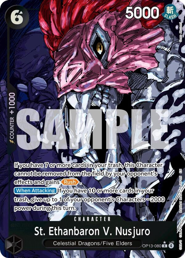 Image for St. Ethanbaron V. Nusjuro (Alternate Art) - One Piece Card Game
