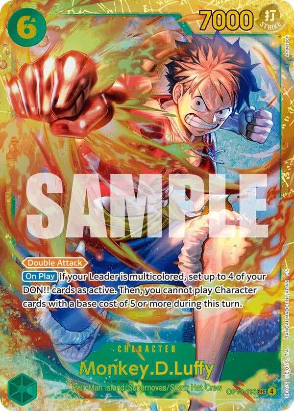Image for Monkey.D.Luffy (118) (SP) - One Piece Card Game