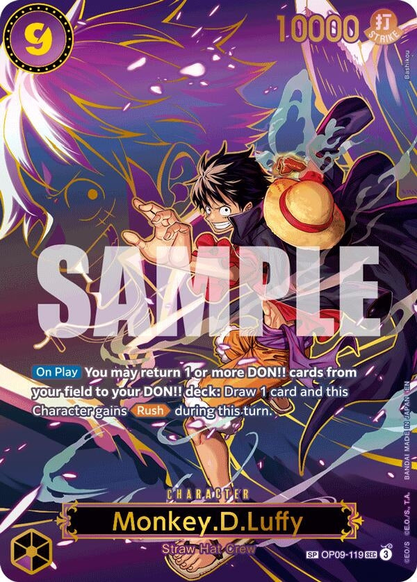 Image for Monkey.D.Luffy - OP09-119 (SP) - One Piece Card Game