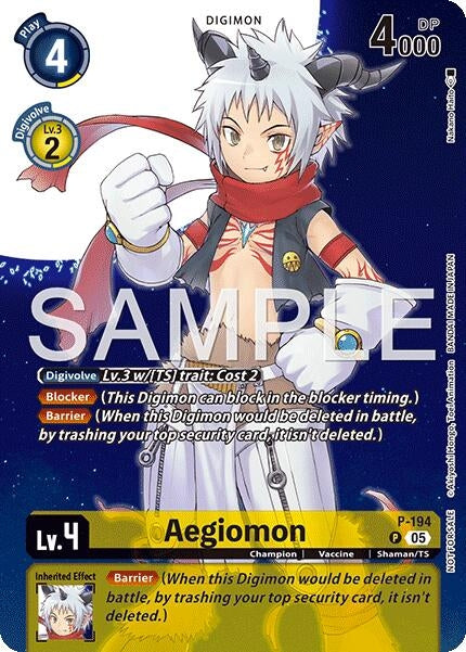 digimon time strangers card game Aegiomon (Digimon Story: Time Stranger Promo Pack) – GetthosemonsNZ