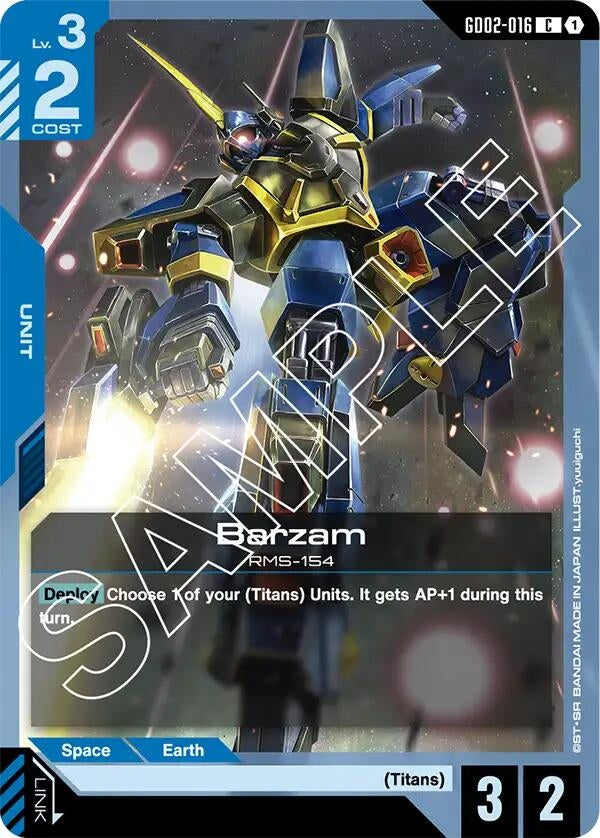 Image for Barzam - Gundam Card Game
