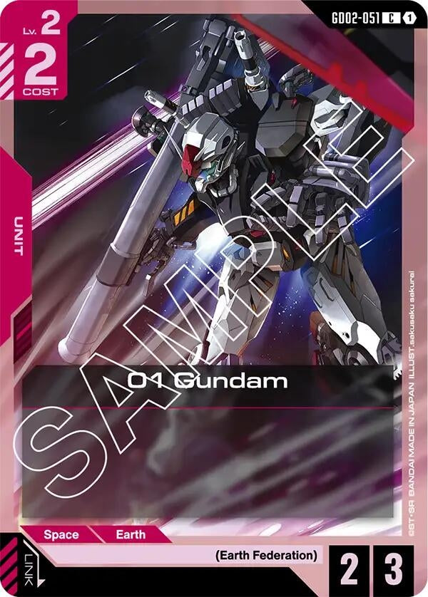 Image for 01 Gundam - Gundam Card Game