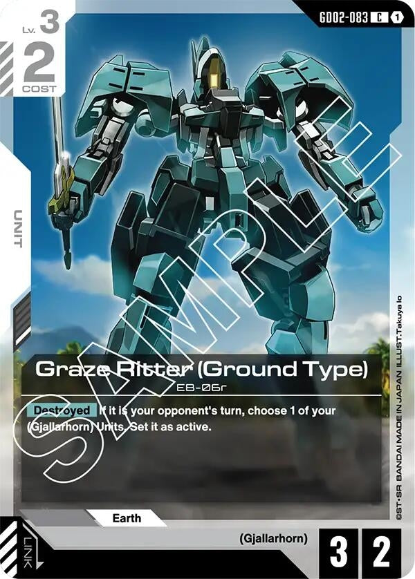 Image for Graze Ritter (Ground Type) - Gundam Card Game