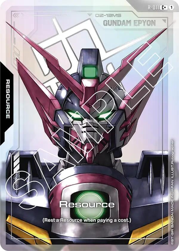 Image for Resource (R-011) (C+) - Gundam Card Game