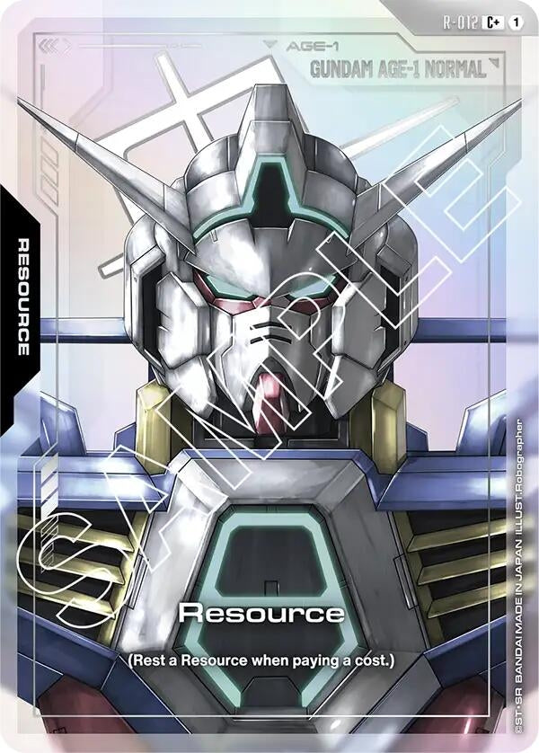 Image for Resource (R-012) (C+) - Gundam Card Game