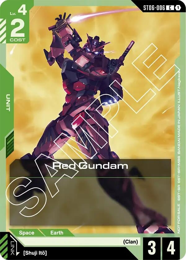 Image for Red Gundam (Boost Kit 01) - Gundam Card Game