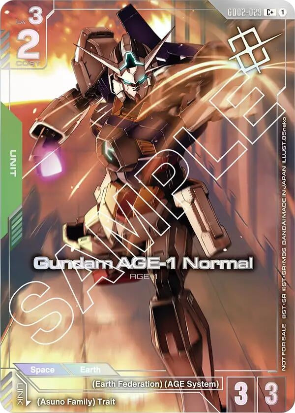 Image for Gundam AGE-1 Normal (Store Tournament Winner Pack 02) - Gundam Card Game