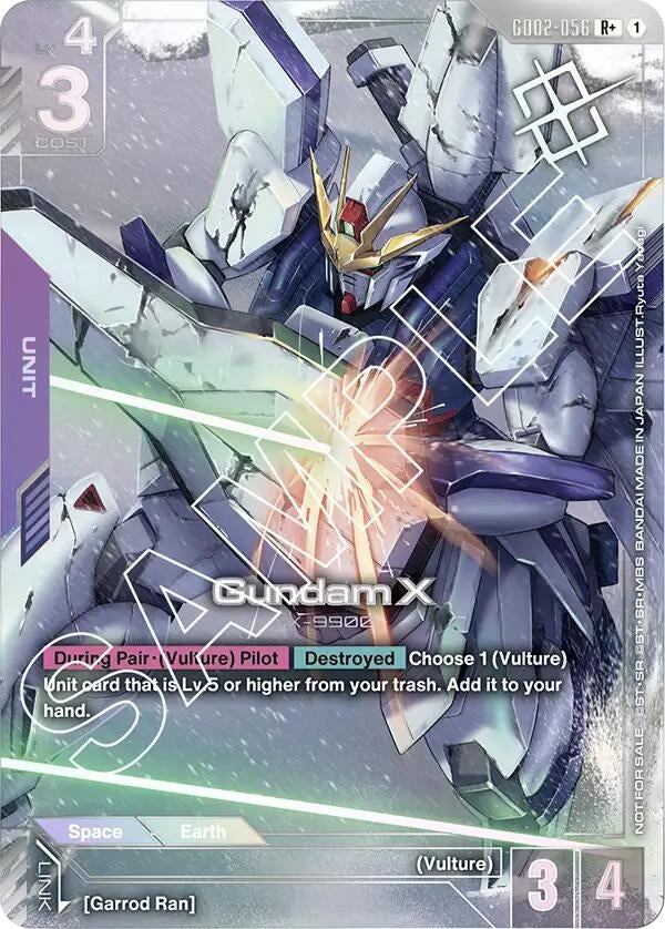 Image for Gundam X (GD02-056) (Store Tournament Winner Pack 02) - Gundam Card Game