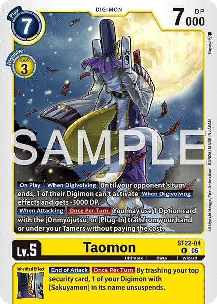 Image for Taomon - Digimon Card Game