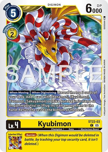 Image for Kyubimon (ST22-03) - Digimon Card Game