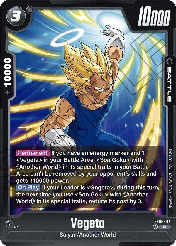 Image for Vegeta - FB08-117 - Dragon Ball Super: Fusion World