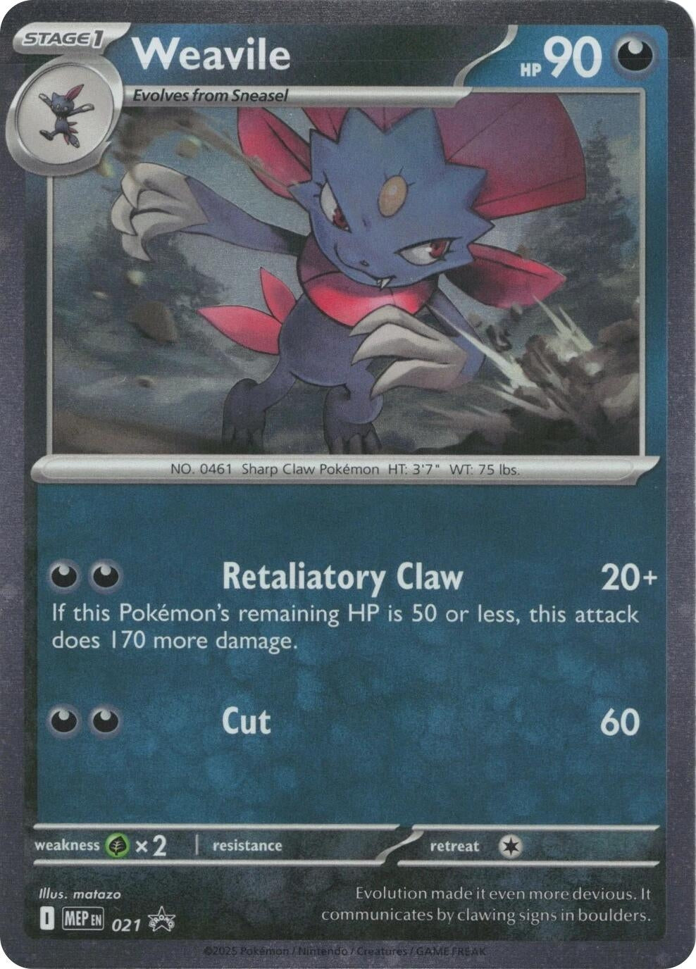 Image for Weavile (Cosmos Holo) - Pokemon