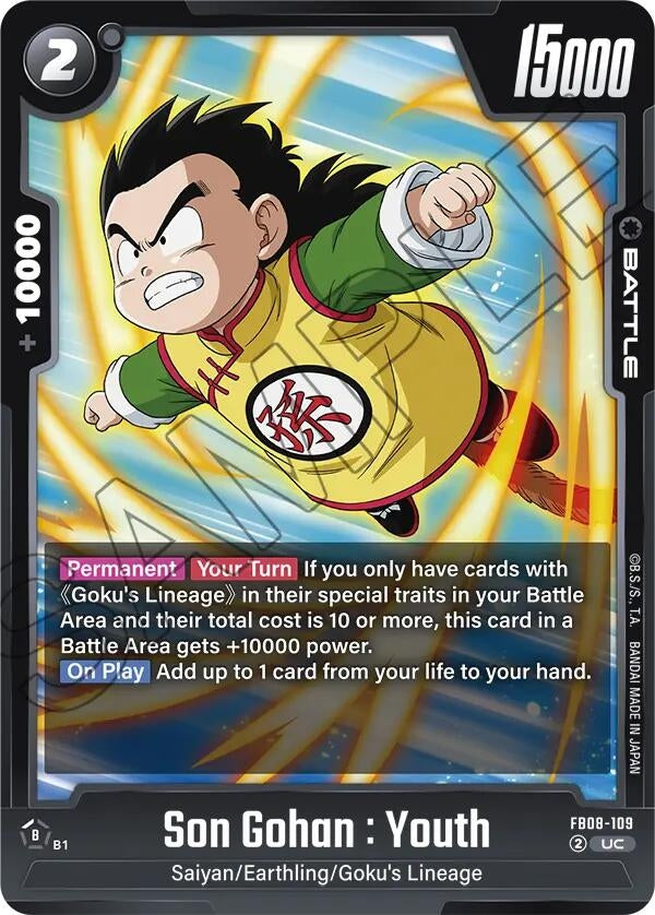 Image for Son Gohan : Youth - FB08-109 - Dragon Ball Super: Fusion World