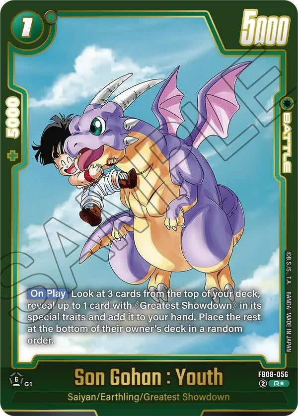 Image for Son Gohan : Youth - FB08-056 (Alternate Art) - Dragon Ball Super: Fusion World