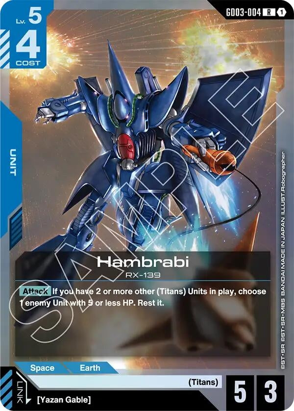 Image for Hambrabi - Gundam Card Game