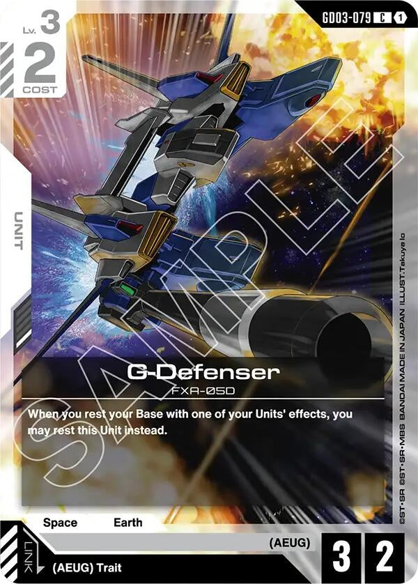 Image for G-Defenser - Gundam Card Game