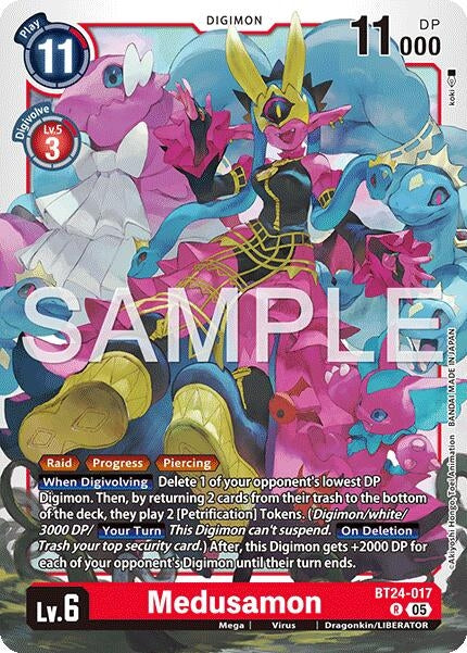 Image for Medusamon - Digimon Card Game