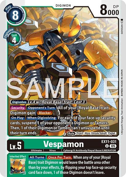 Image for Vespamon - Digimon Card Game