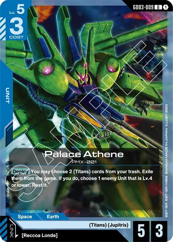 Image for Palace Athene - Gundam Card Game