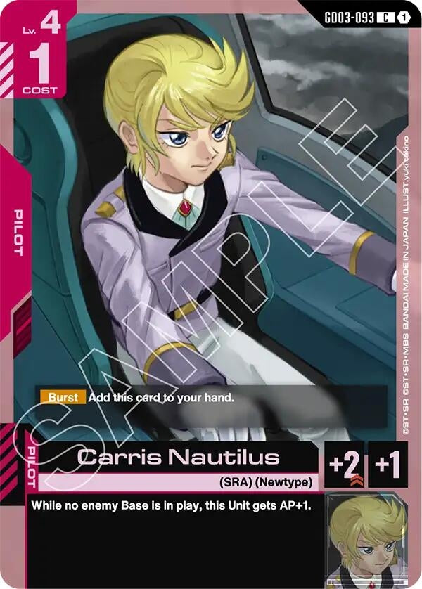Image for Carris Nautilus - Gundam Card Game