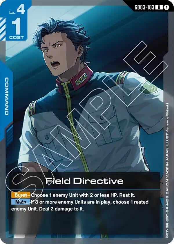Image for Field Directive - Gundam Card Game