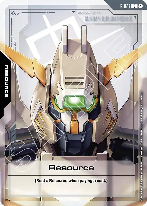 Image for Resource (R-027) - Gundam Card Game