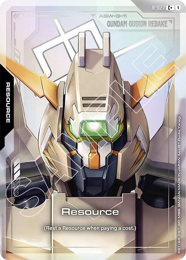 Image for Resource (R-027) (C+) - Gundam Card Game