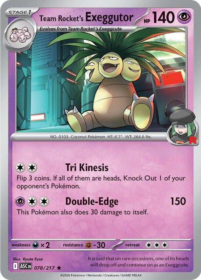 Image for Team Rocket's exeggutor - Pokemon