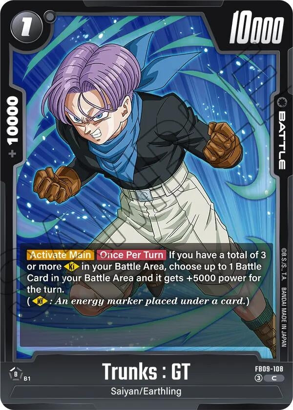 Image for Trunks : GT - FB09-108 - Dragon Ball Super: Fusion World